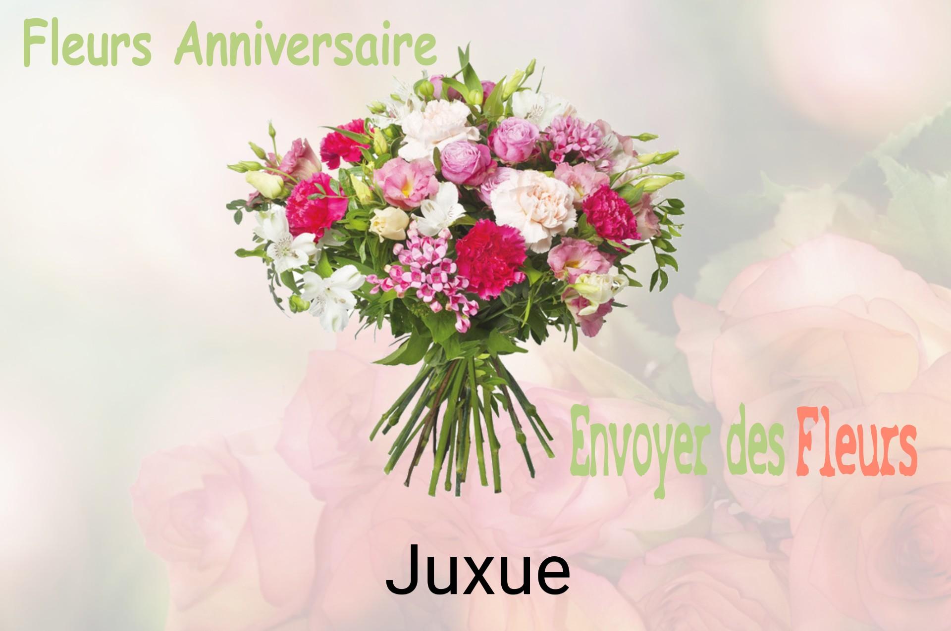 Bouquet de fleurs d’anniversaire livré à Juxue
